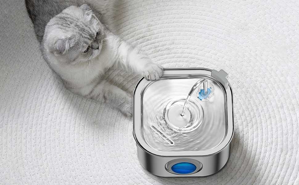 Stainless Steel Pet Water Fountain